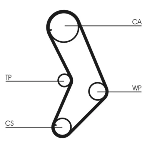 Sada ozubeného remeňa CT999K1 (CONTINENTAL - CONTITECH) - obr. 1