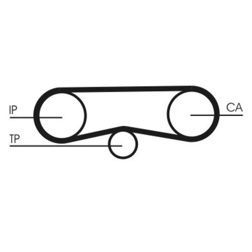 Ozubený remeň CT1018 (CONTINENTAL - CONTITECH) - obr. 1