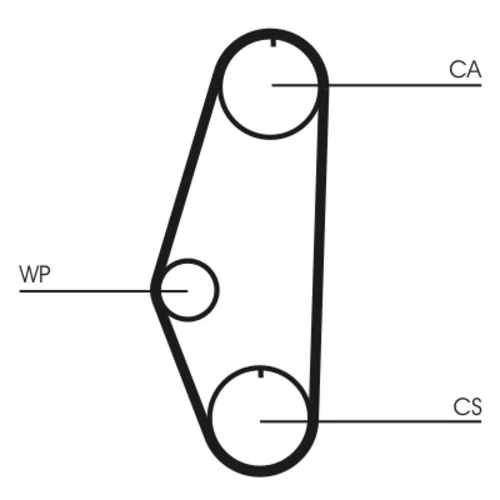 Vodné čerpadlo + sada ozubeného remeňa CT629WP1 (CONTINENTAL - CONTITECH) - obr. 1