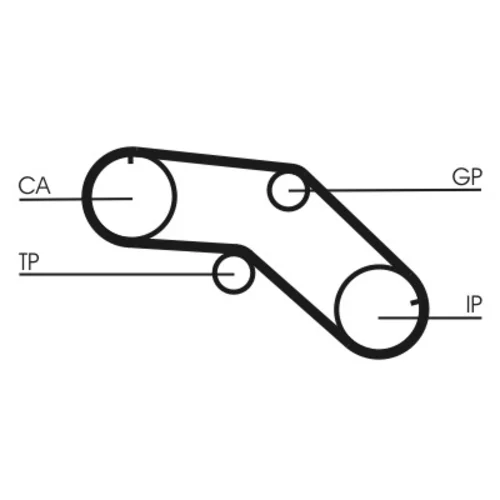 Sada ozubeného remeňa CT1005K1 (CONTINENTAL - CONTITECH) - obr. 1