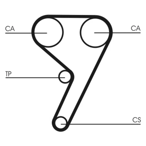 Sada ozubeného remeňa CT881K6 (CONTINENTAL - CONTITECH) - obr. 1