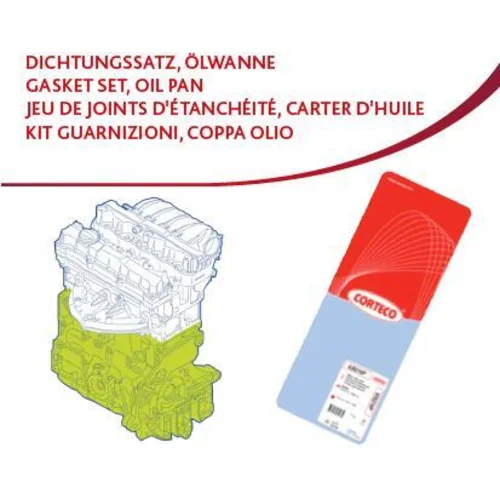 Sada tesnení kľukovej skrine Corteco 427190P