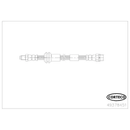 Brzdová hadica 49378451 /Corteco/ - obr. 2