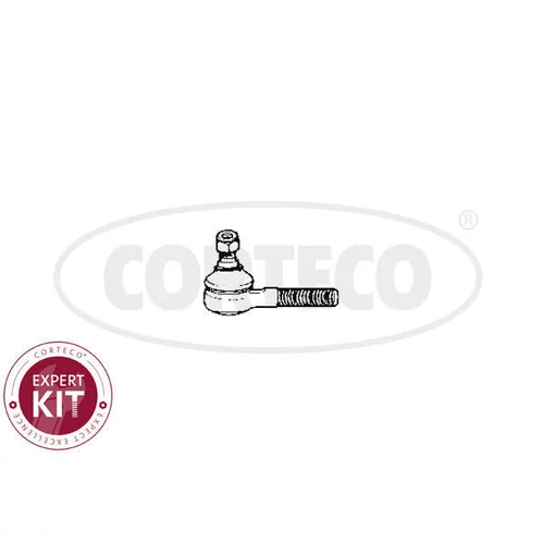 Hlava/čap spojovacej tyče riadenia CORTECO 49401235