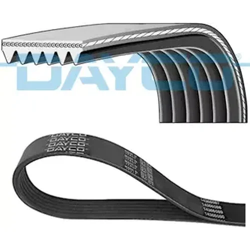 Ozubený klinový remeň Dayco 6PK1350S
