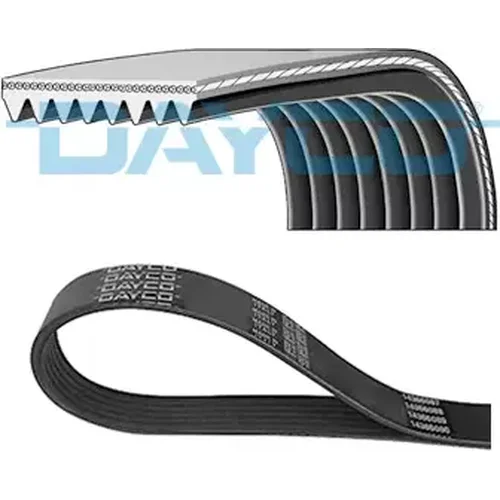 Ozubený klinový remeň Dayco 8PK1557HD