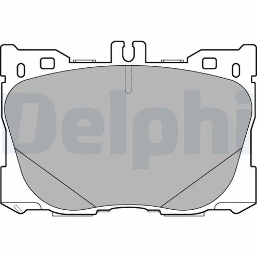 Sada brzdových platničiek kotúčovej brzdy LP3276 /DELPHI/ - obr. 1