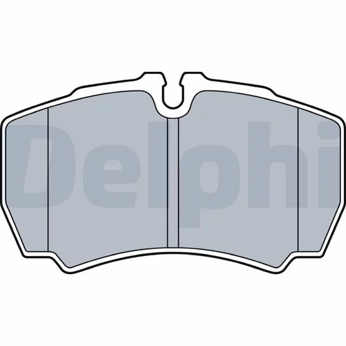 Sada brzdových platničiek kotúčovej brzdy LP3573 /DELPHI/ - obr. 1