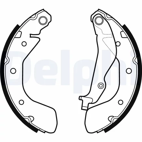 Sada brzdových čeľustí LS2134 /DELPHI/ - obr. 2