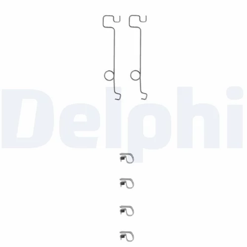 Sada príslušenstva obloženia kotúčovej brzdy DELPHI LX0045