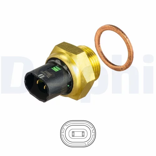 Snímač teploty chladiacej kvapaliny TS10483 /DELPHI/ - obr. 1