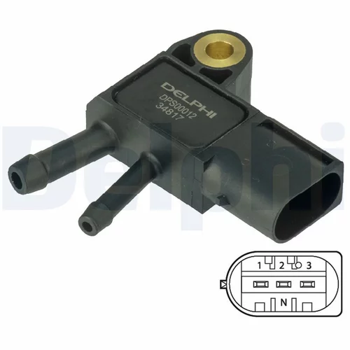 Snímač tlaku výfukových plynov DPS00012 /DELPHI/ - obr. 1