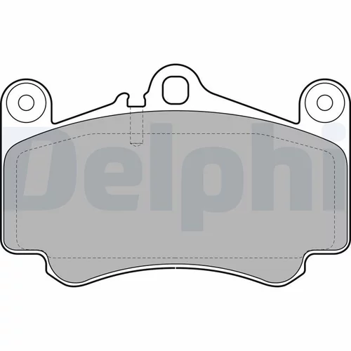 Sada brzdových platničiek kotúčovej brzdy LP2056 /DELPHI/ - obr. 1