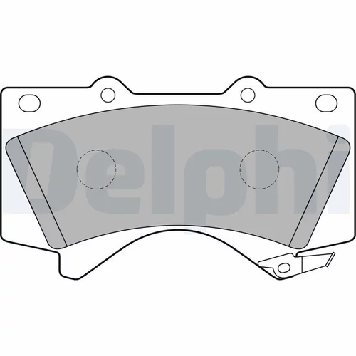 Sada brzdových platničiek kotúčovej brzdy LP2134 /DELPHI/ - obr. 1