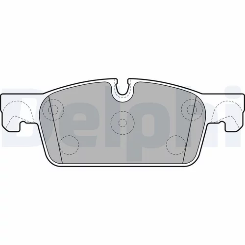 Sada brzdových platničiek kotúčovej brzdy LP2248 /DELPHI/ - obr. 1