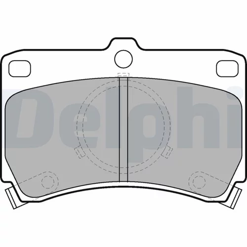 Sada brzdových platničiek kotúčovej brzdy LP531 /DELPHI/ - obr. 1