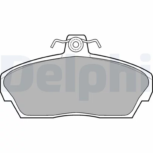 Sada brzdových platničiek kotúčovej brzdy LP911 /DELPHI/ - obr. 1
