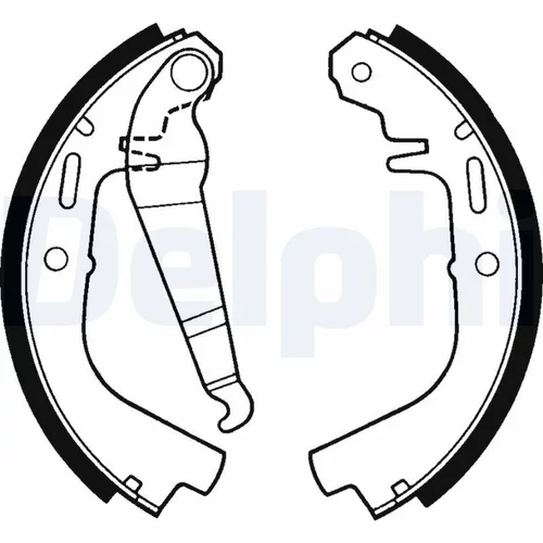 Sada brzdových čeľustí LS1231 /DELPHI/ - obr. 1
