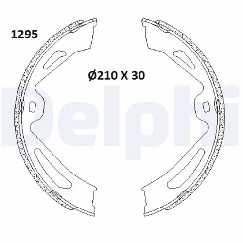 Sada brzd. čeľustí parkov. brzdy LS2179 /DELPHI/ - obr. 1
