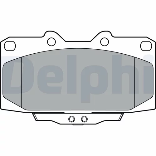 Sada brzdových platničiek kotúčovej brzdy LP3409 /DELPHI/ - obr. 1