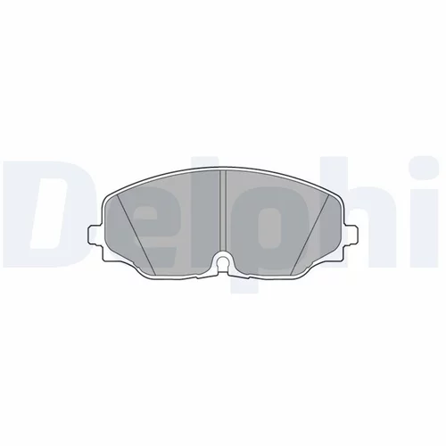Sada brzdových platničiek kotúčovej brzdy LP3543 /DELPHI/ - obr. 1