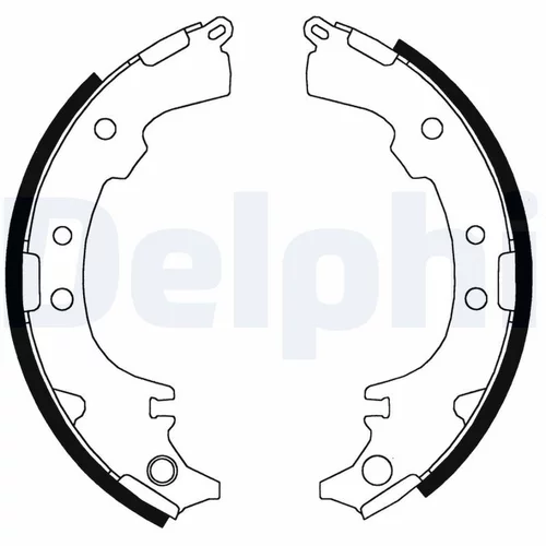 Sada brzdových čeľustí LS1831 /DELPHI/ - obr. 2