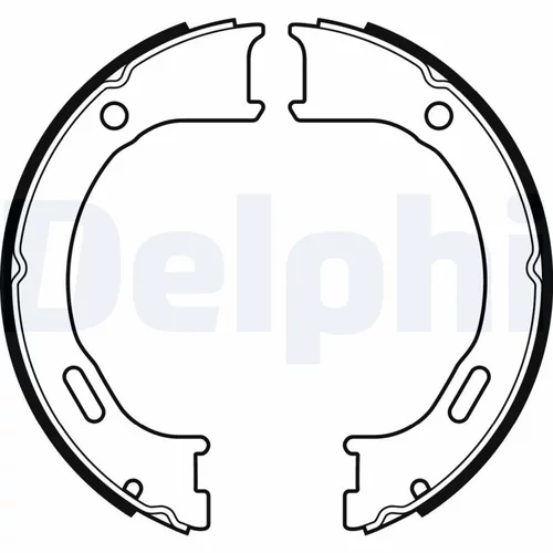Sada brzd. čeľustí parkov. brzdy LS2076 /DELPHI/ - obr. 1
