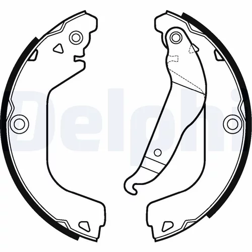 Sada brzdových čeľustí LS2123 /DELPHI/ - obr. 2