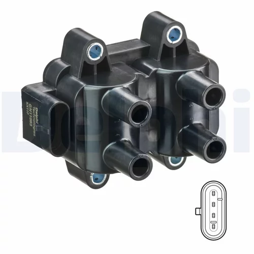 Zapaľovacia cievka GN11083-12B1 /DELPHI/ - obr. 1