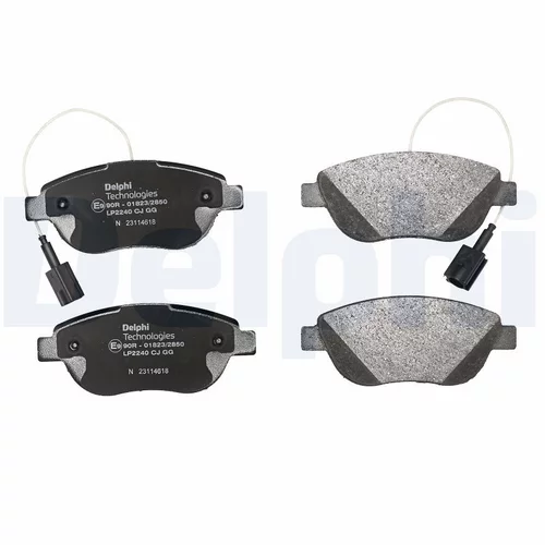 Sada brzdových platničiek kotúčovej brzdy LP2240 /DELPHI/ - obr. 2