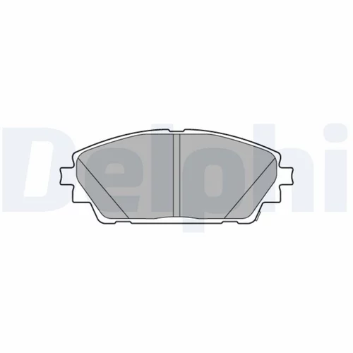 Sada brzdových platničiek kotúčovej brzdy LP3632 /DELPHI/ - obr. 1