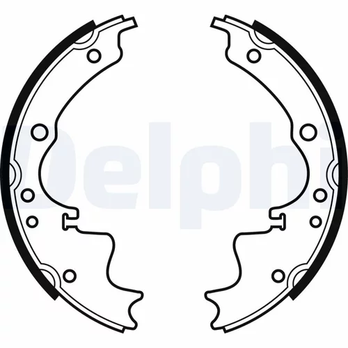 Sada brzdových čeľustí LS1261 /DELPHI/ - obr. 1