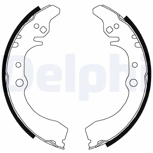 Sada brzdových čeľustí LS1823 /DELPHI/ - obr. 1