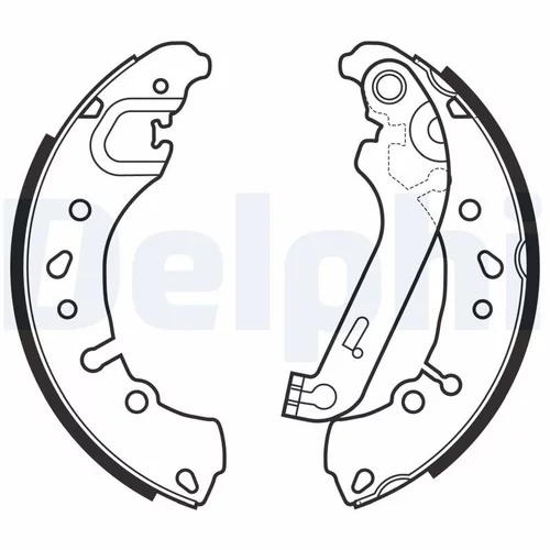 Sada brzdových čeľustí LS2151 /DELPHI/ - obr. 1