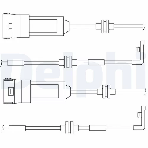 Výstražný kontakt opotrebenia brzdového obloženia LZ0145 /DELPHI/ - obr. 1