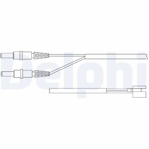Výstražný kontakt opotrebenia brzdového obloženia LZ0147 /DELPHI/ - obr. 1