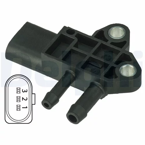 Snímač tlaku výfukových plynov DPS00002 /DELPHI/ - obr. 1