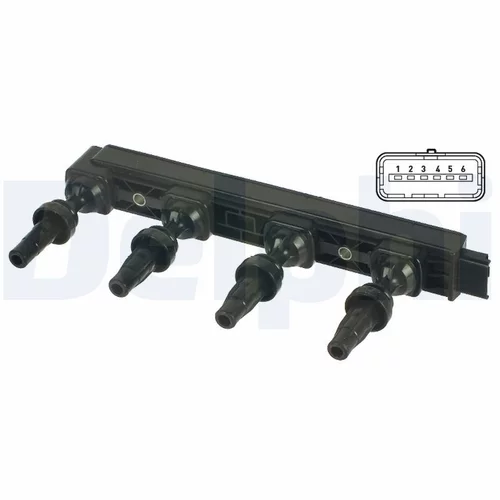 Zapaľovacia cievka GN10654-12B1 /DELPHI/ - obr. 1