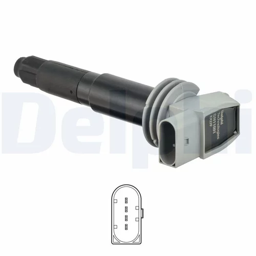 Zapaľovacia cievka GN11091-12B1 /DELPHI/ - obr. 1