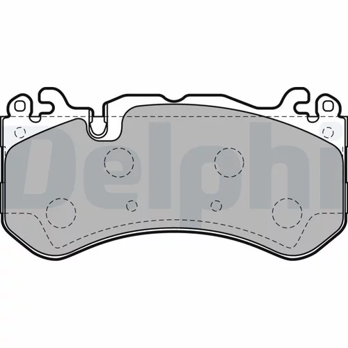 Sada brzdových platničiek kotúčovej brzdy LP2149 /DELPHI/ - obr. 1