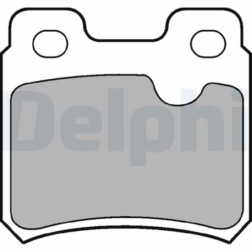 Sada brzdových platničiek kotúčovej brzdy LP586 /DELPHI/ - obr. 1