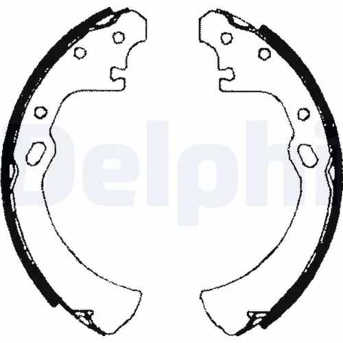 Sada brzdových čeľustí LS1708 /DELPHI/ - obr. 1