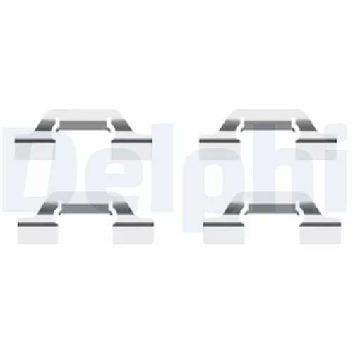 Sada príslušenstva obloženia kotúčovej brzdy LX0438 /DELPHI/ - obr. 1