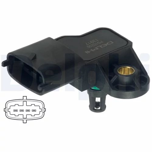 Senzor tlaku nastavenia výšky PS10206 /DELPHI/ - obr. 1