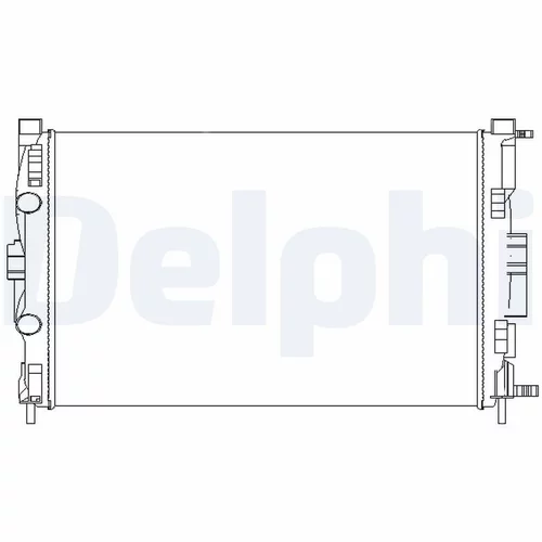 Chladič motora DELPHI TSP0524056