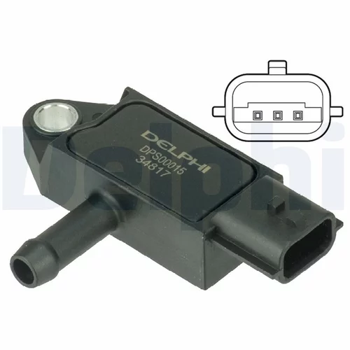 Snímač tlaku výfukových plynov DPS00015 /DELPHI/ - obr. 1