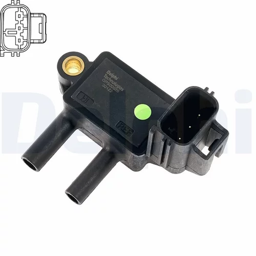 Snímač tlaku výfukových plynov DPS00026-12B1 /DELPHI/ - obr. 1