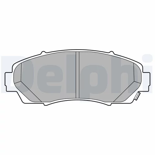 Sada brzdových platničiek kotúčovej brzdy LP3613 /DELPHI/ - obr. 1