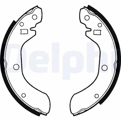 Sada brzdových čeľustí LS1254 /DELPHI/ - obr. 1