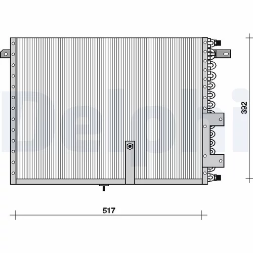 Kondenzátor klimatizácie DELPHI TSP0225068
